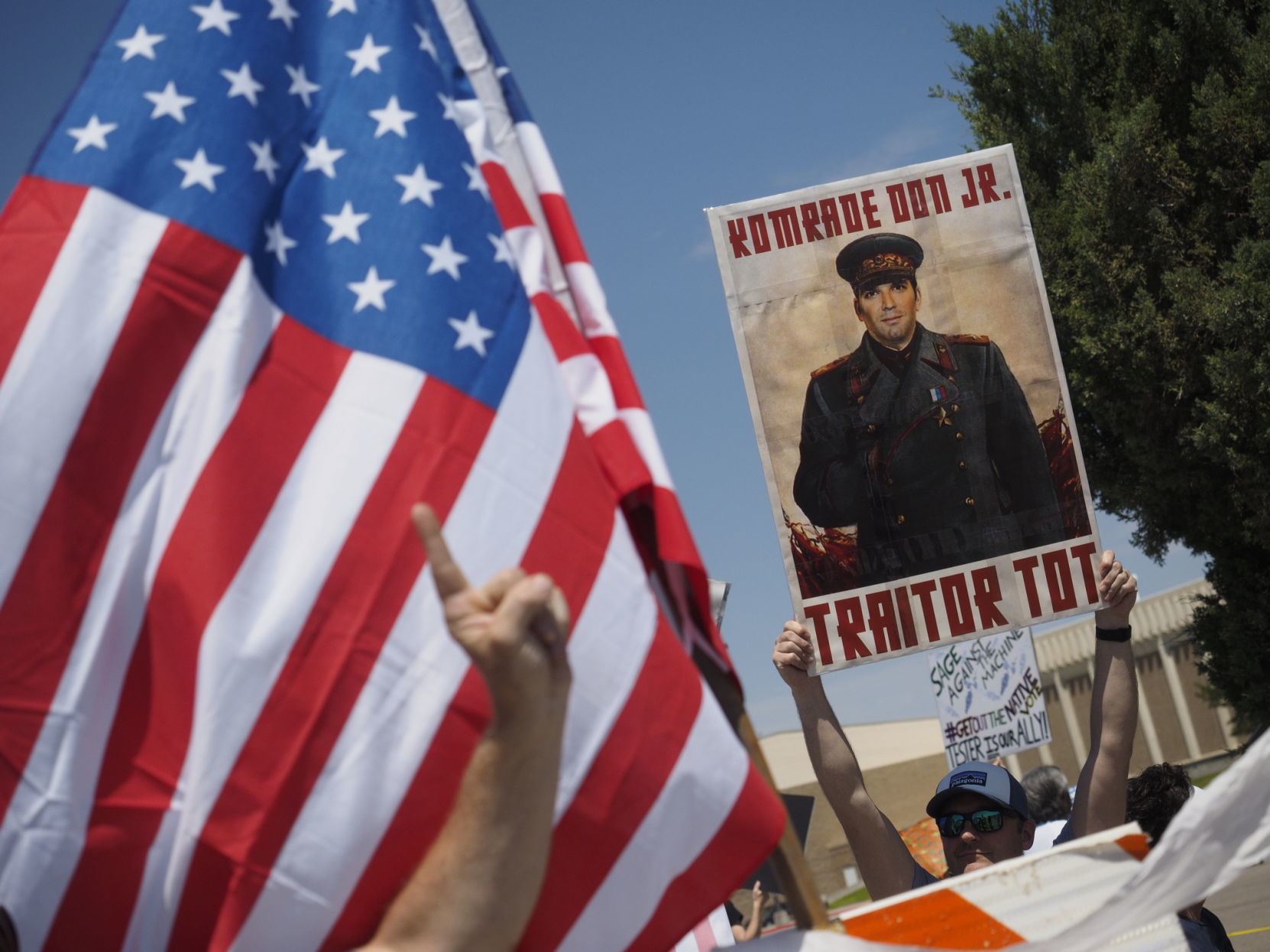 Anti-Trump protest poster